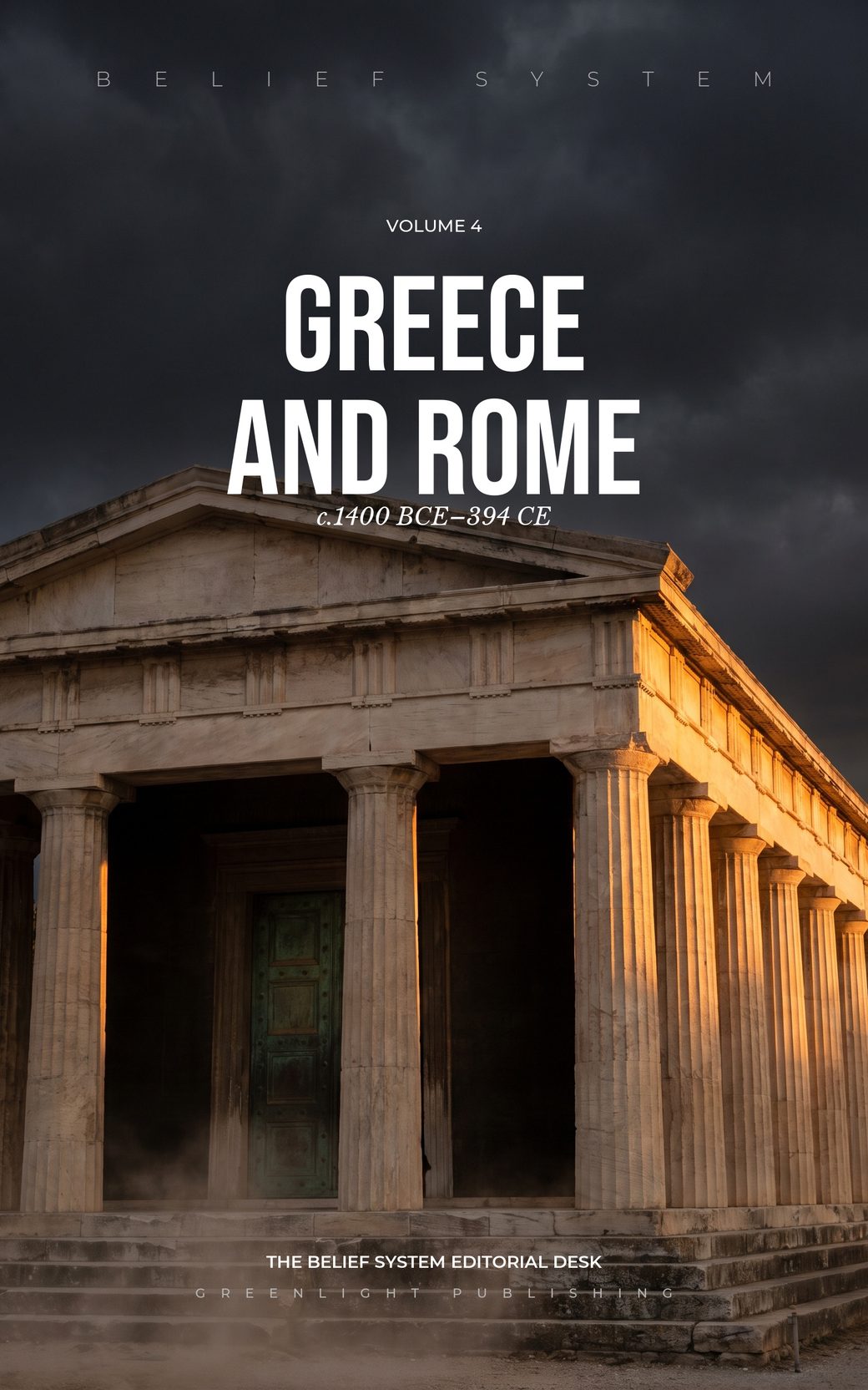 Jacket of Belief System volume 4, Greece and Rome