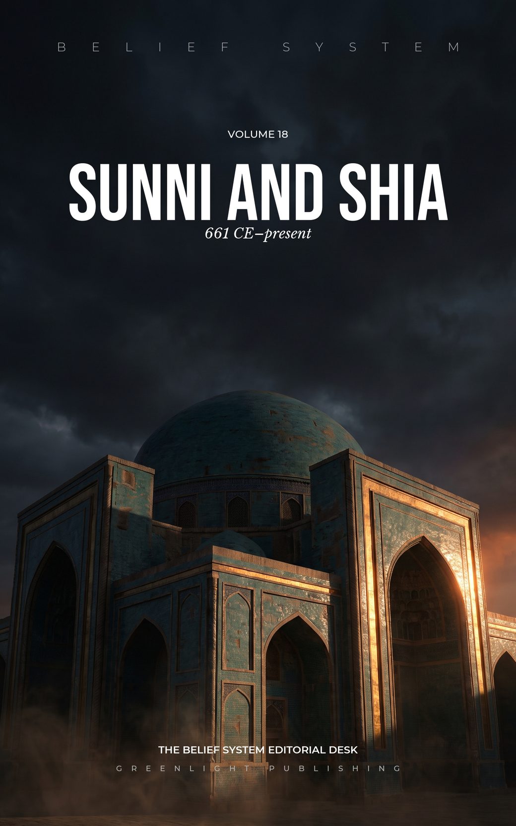 Jacket of Belief System volume 18, Sunni and Shia