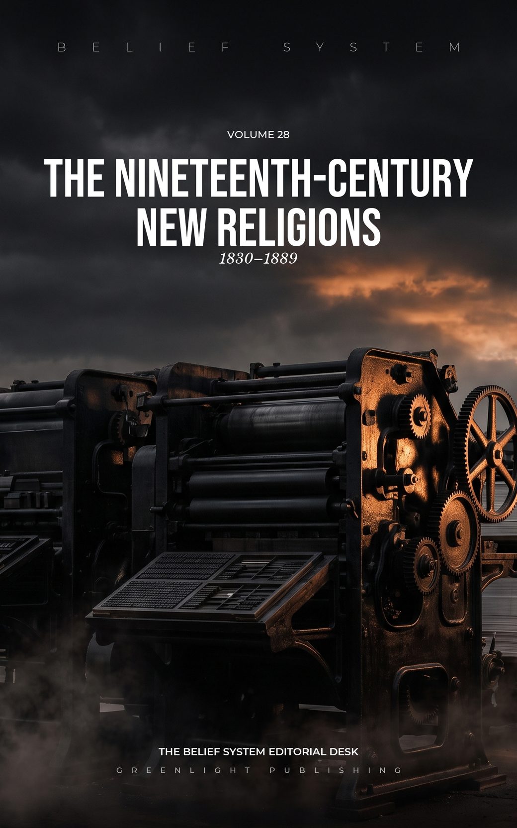 Jacket of Belief System volume 28, The Nineteenth-Century New Religions