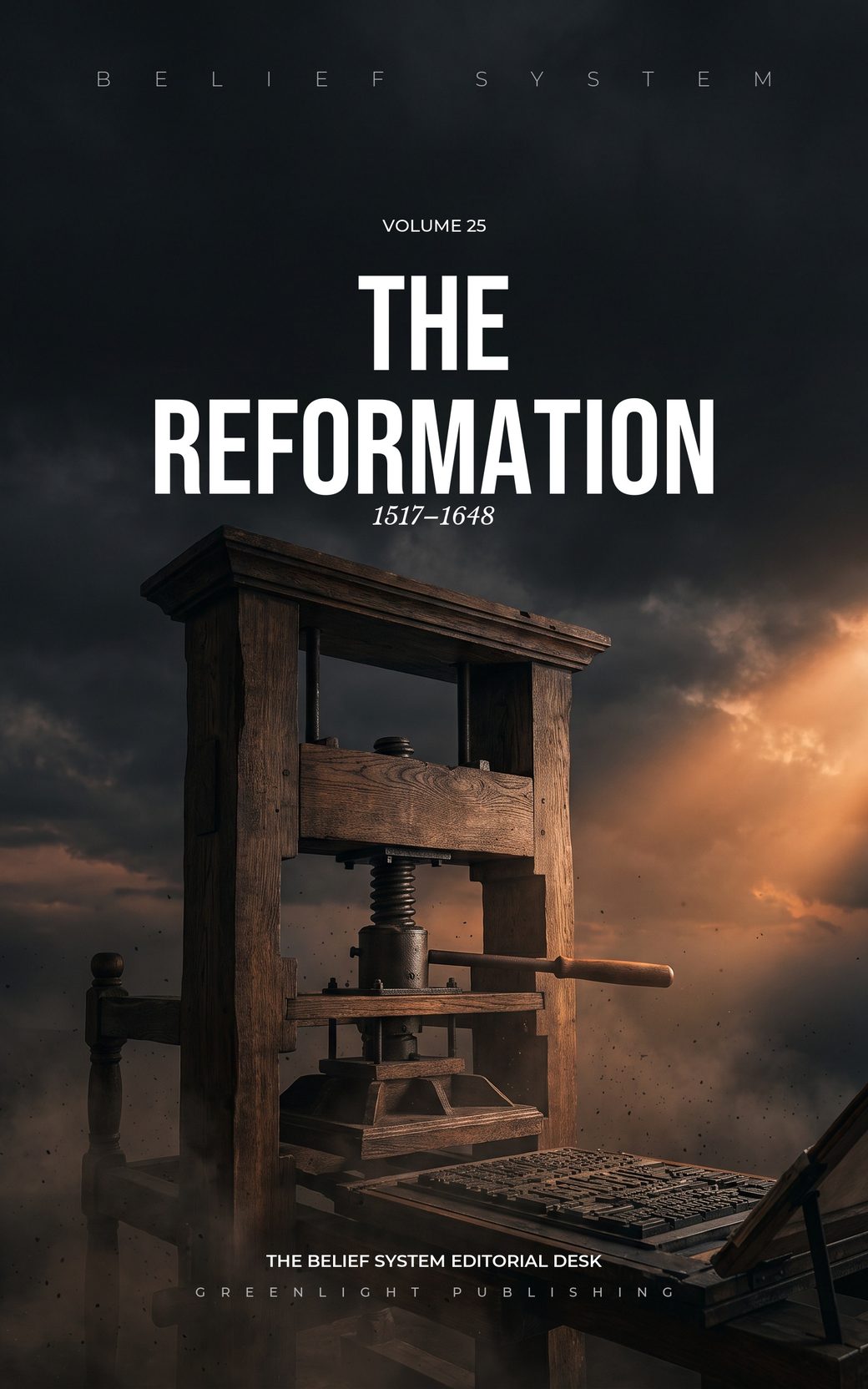 Jacket of Belief System volume 25, The Reformation