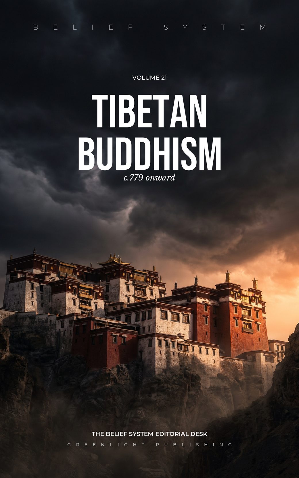 Jacket of Belief System volume 21, Tibetan Buddhism