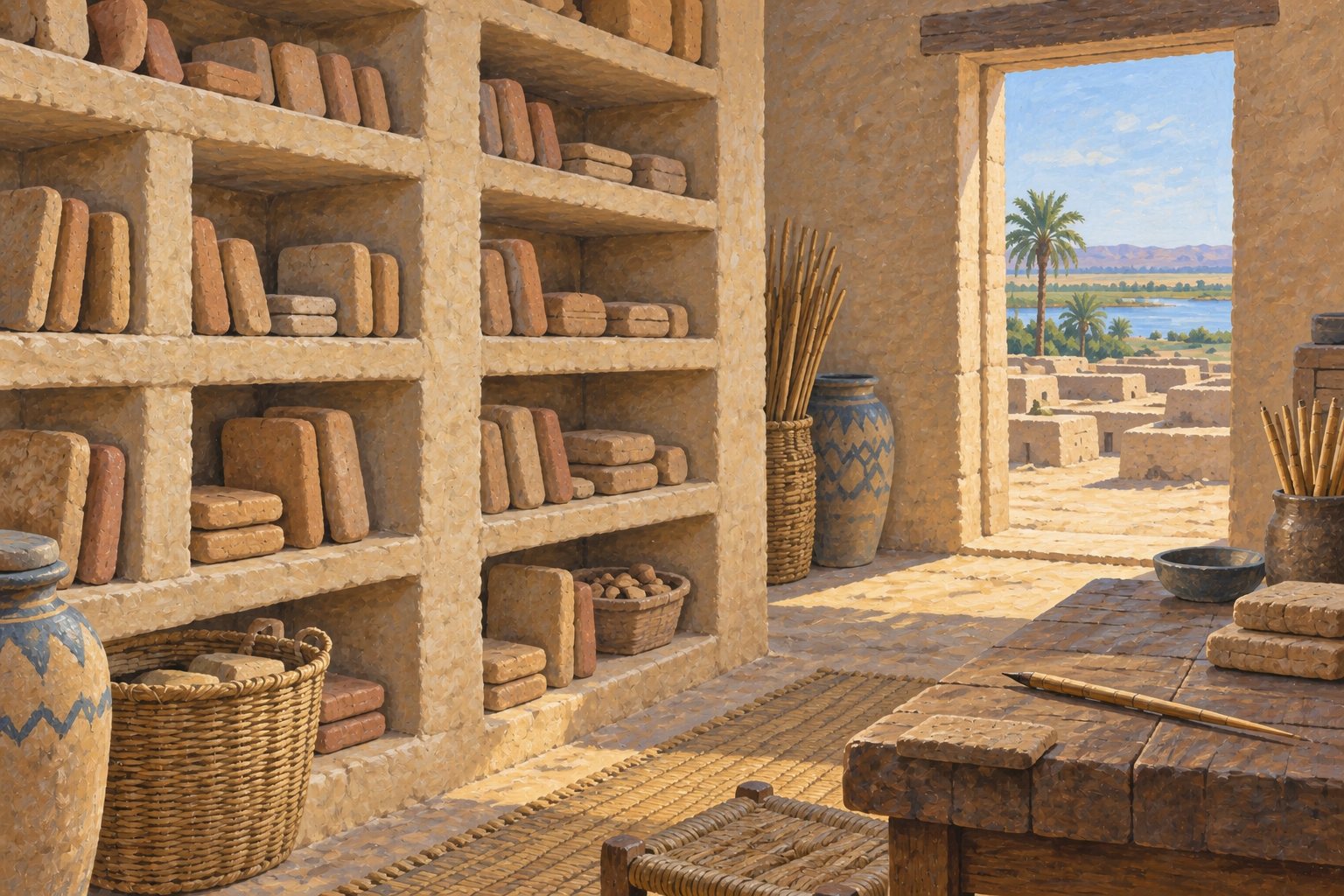 Interpretive illustration: Later stories on clay
