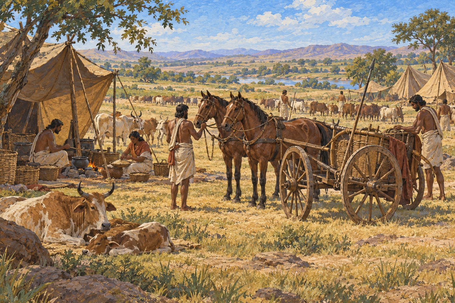 Interpretive illustration: A light chariot