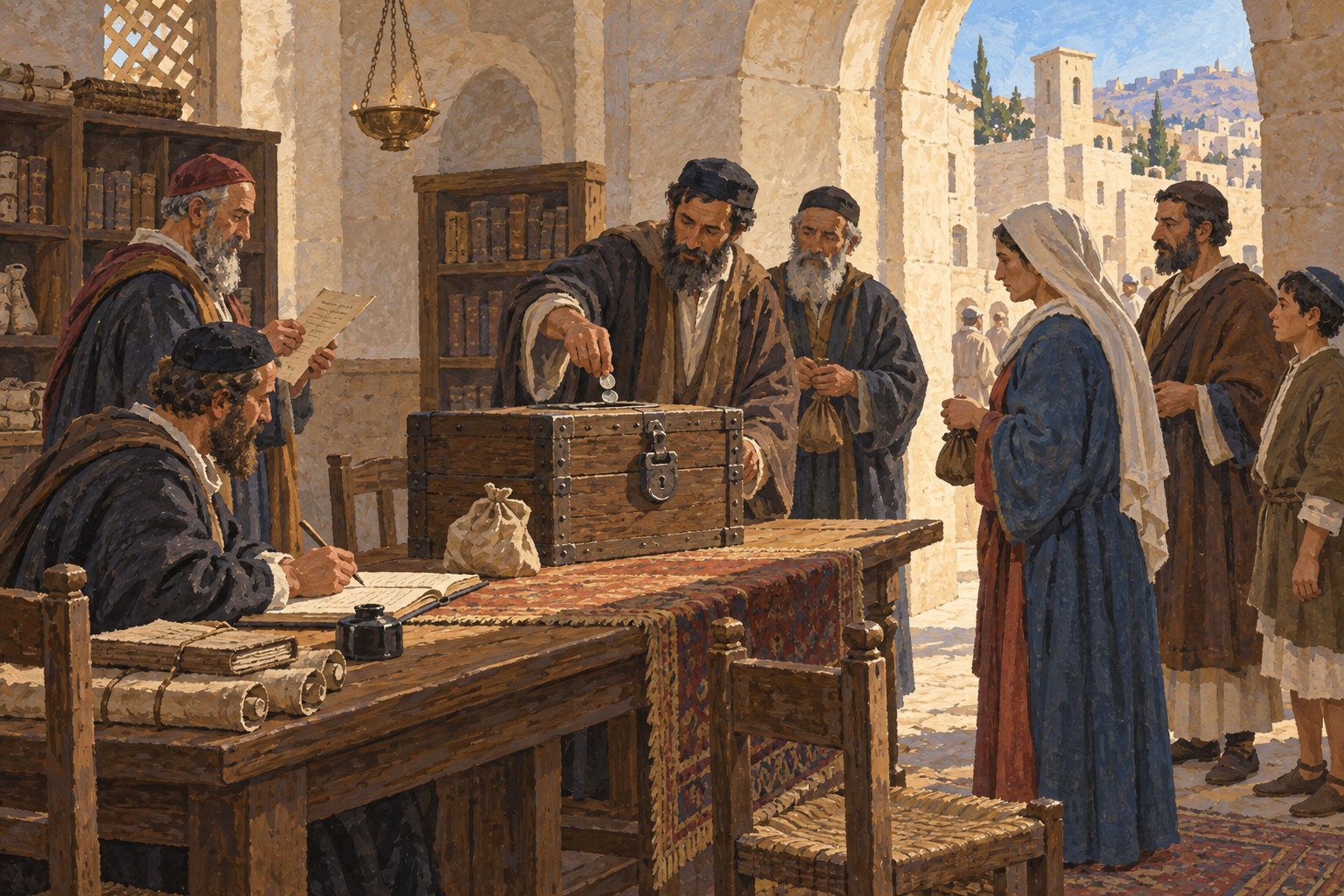 Interpretive illustration: Collecting the fund