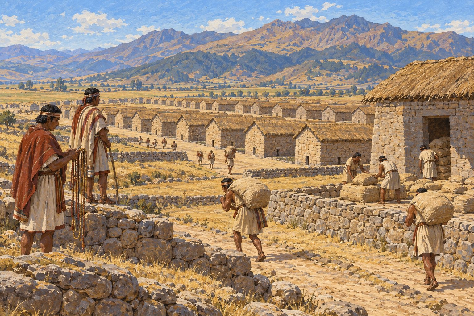 Interpretive illustration: Rows on the plateau