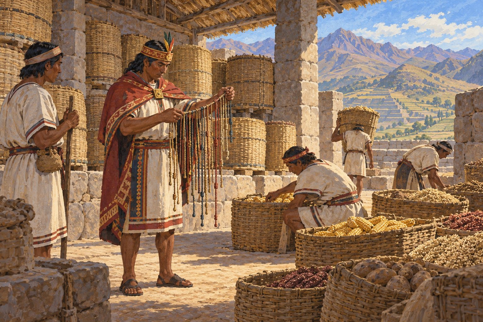 Interpretive illustration: Counting the store