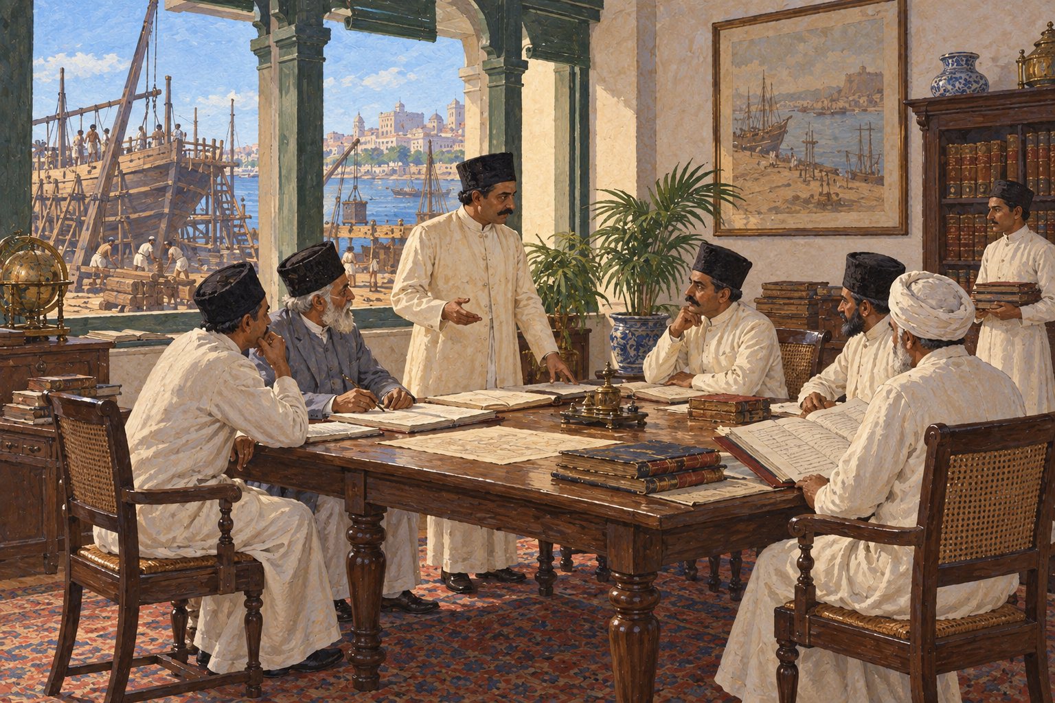 Interpretive illustration: An organized urban community