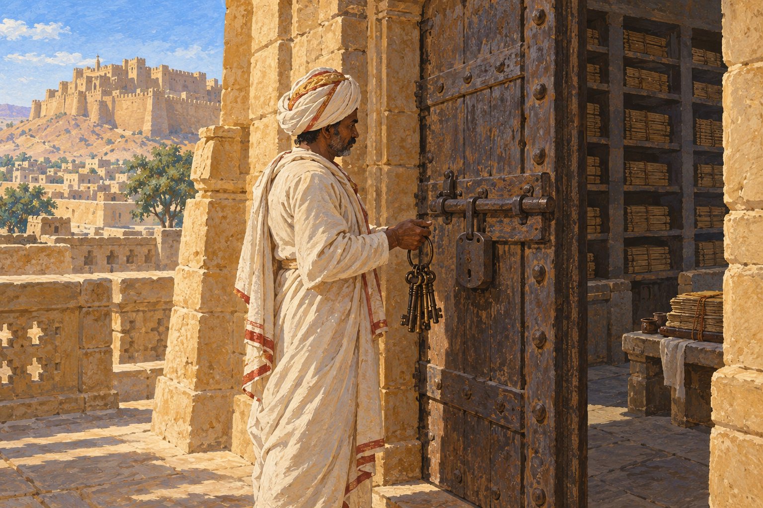 Interpretive illustration: The locked doorway