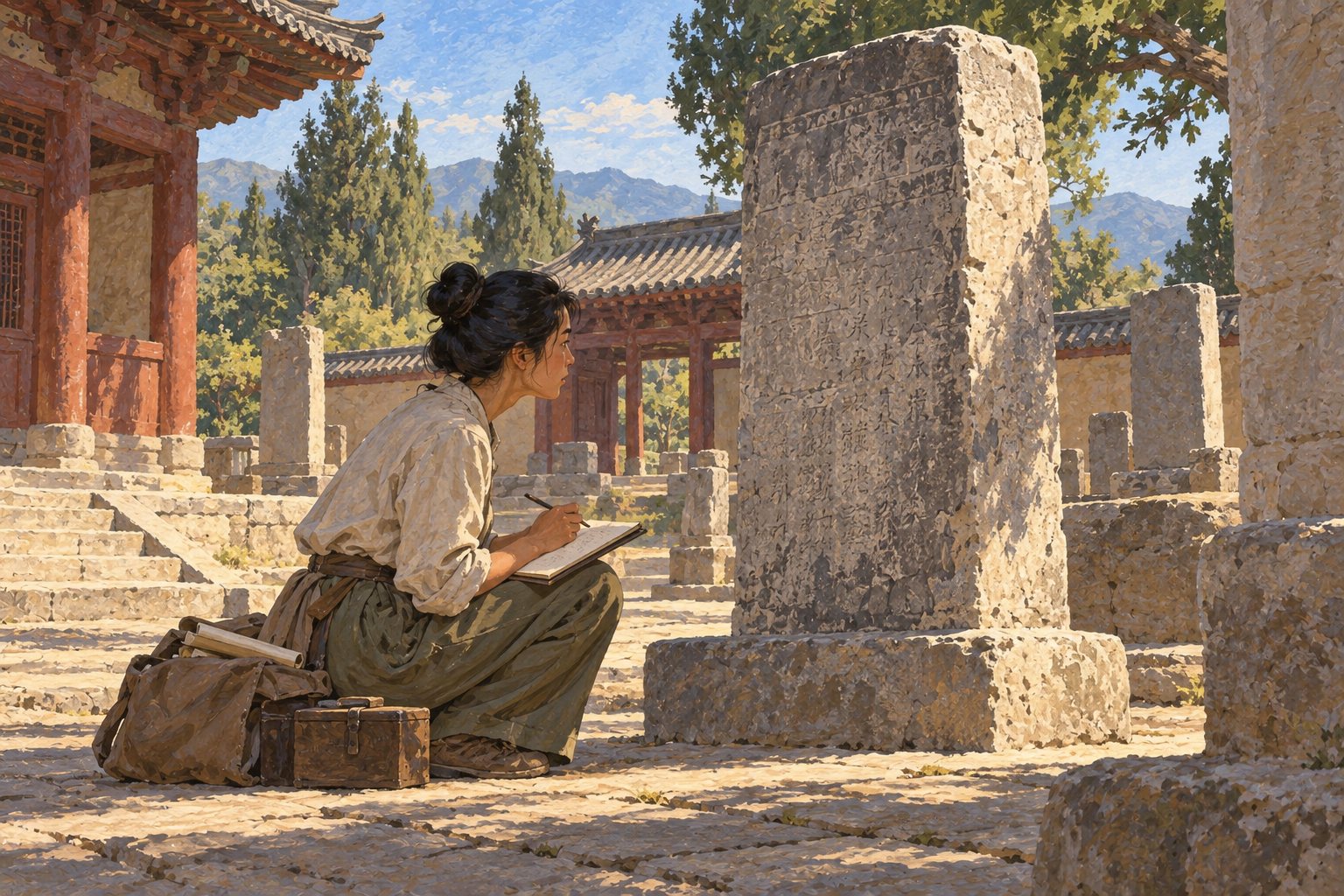 Interpretive illustration: Conserving the record