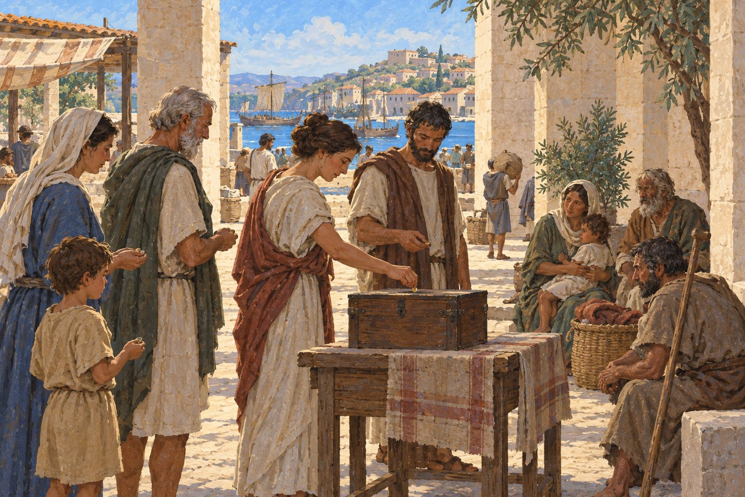 Interpretive illustration: Monthly contributions