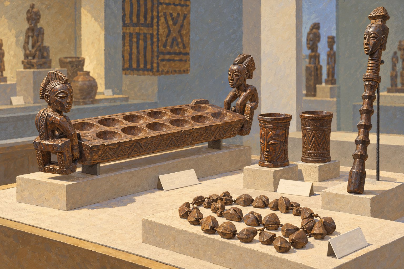 Interpretive illustration: Objects in the catalogue
