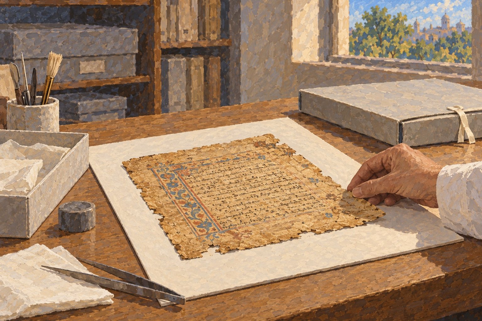 Interpretive illustration: A verse as evidence