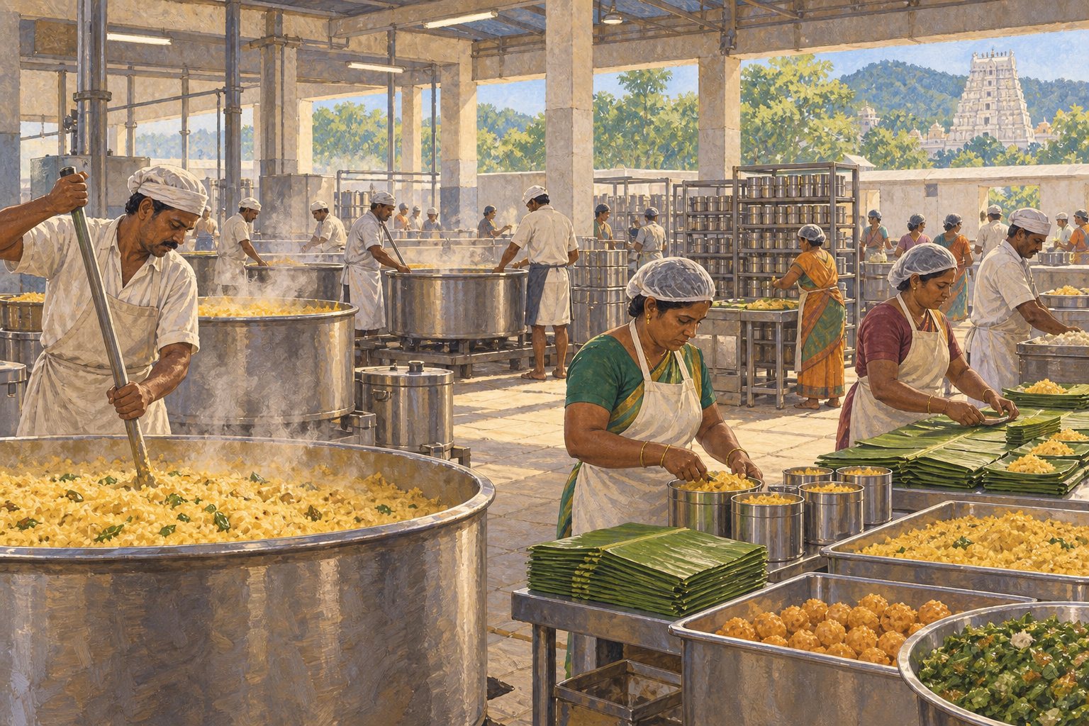 Interpretive illustration: Kitchen at scale