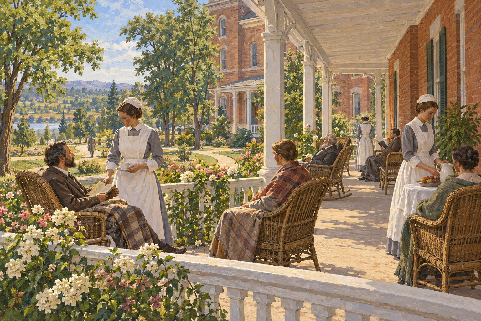 Interpretive illustration: A health institute grows