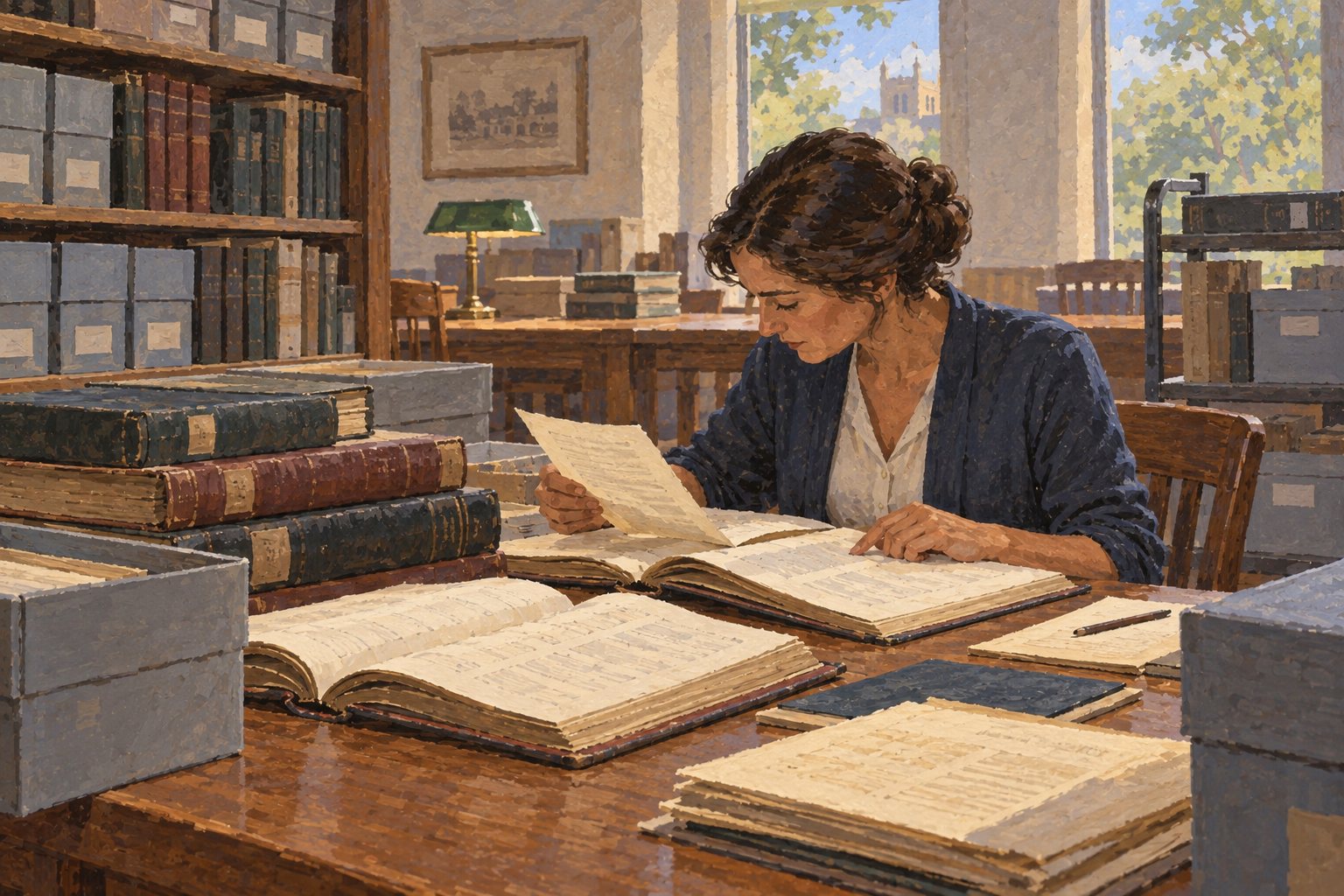 Interpretive illustration: Reading institutional records