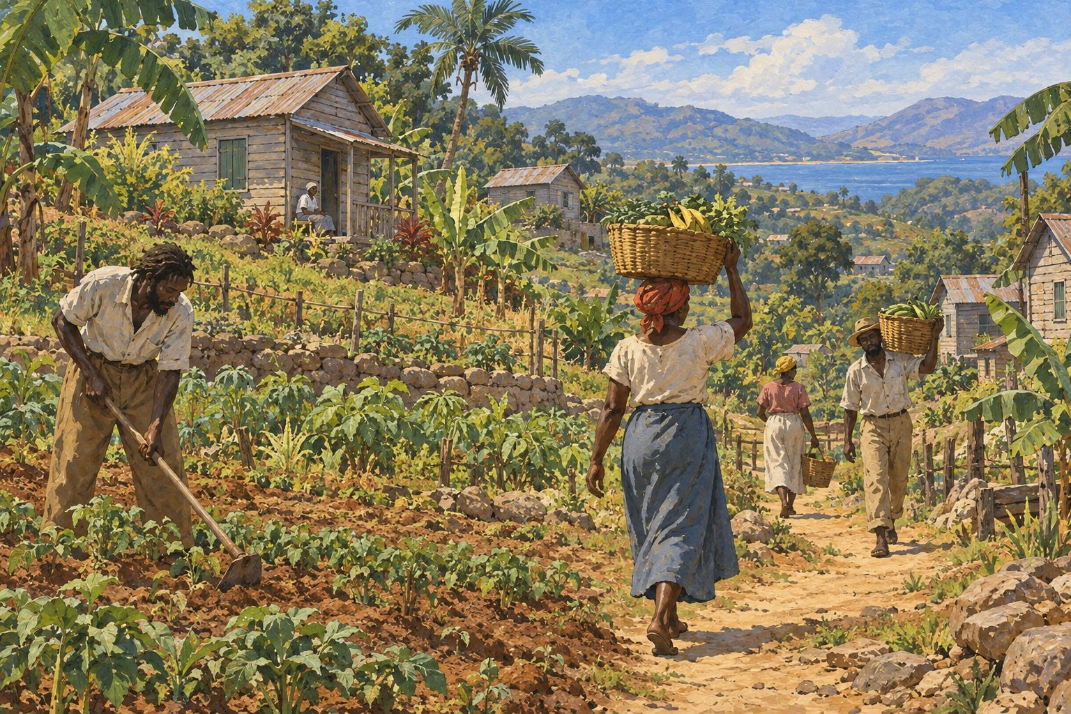 Interpretive illustration: A community's paths
