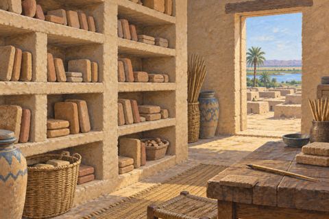 Interpretive illustration: Later stories on clay