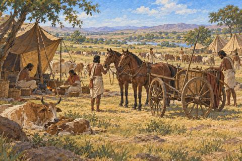 Interpretive illustration: A light chariot