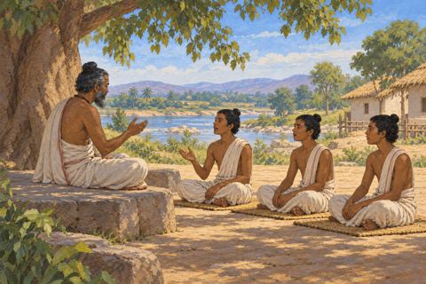 Interpretive illustration: Paired recitation