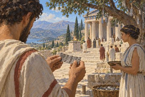 Interpretive illustration: A question in lead