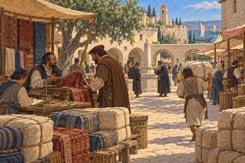 Interpretive illustration: Trade and community