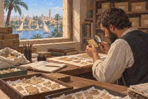 Interpretive illustration: Reconstructing a life