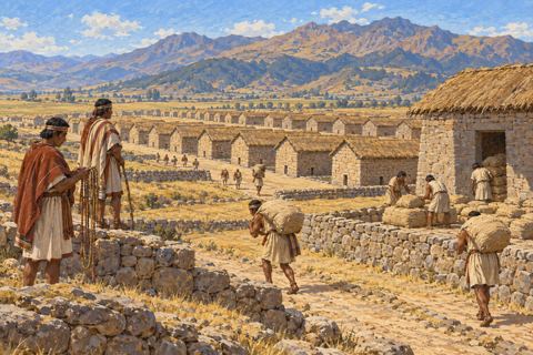 Interpretive illustration: Rows on the plateau