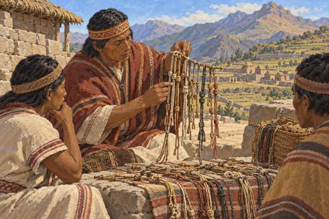 Interpretive illustration: Knots in position