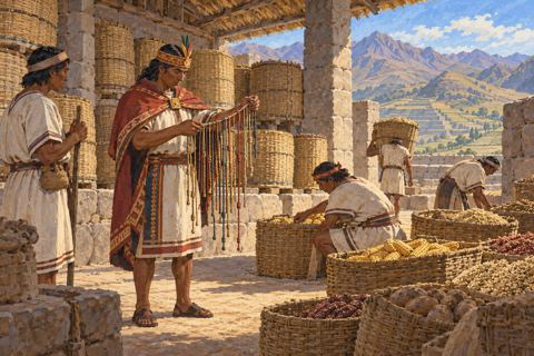 Interpretive illustration: Counting the store