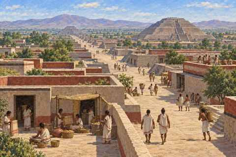 Interpretive illustration: Streets on a grid