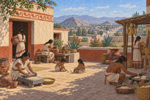 Interpretive illustration: Apartment compounds