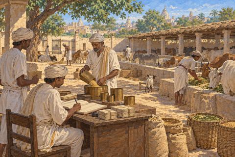Interpretive illustration: The charity accounts