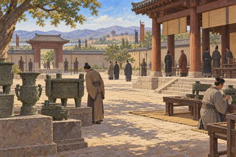 Interpretive illustration: The weakened court