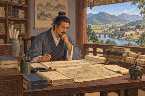 Interpretive illustration: The historians' record