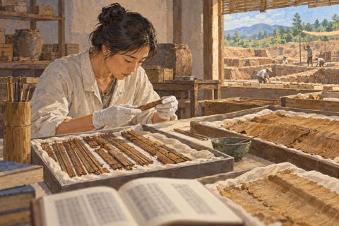 Interpretive illustration: The study of a variant