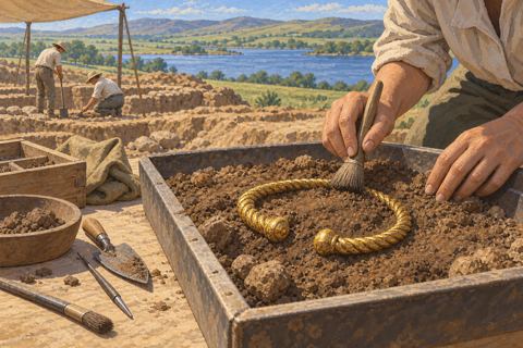Interpretive illustration: The buried torc