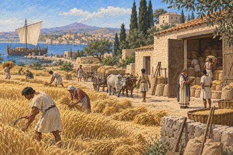 Interpretive illustration: The Sicilian estate