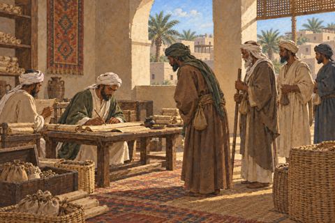 Interpretive illustration: The administrator's table