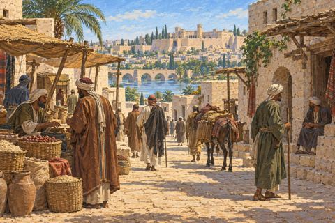 Interpretive illustration: The road from Damascus
