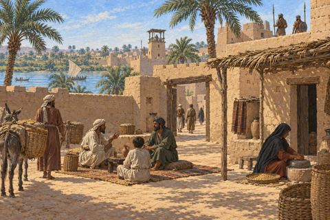 Interpretive illustration: Kufa's neighborhood