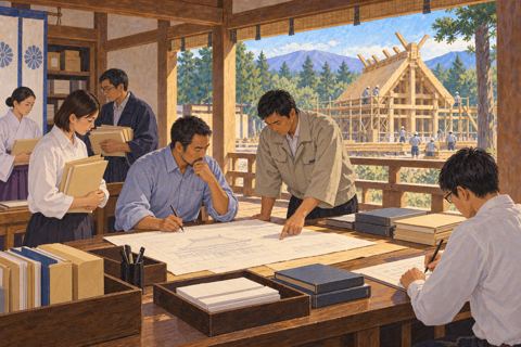 Interpretive illustration: The modern building fund