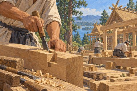 Interpretive illustration: The joint being cut