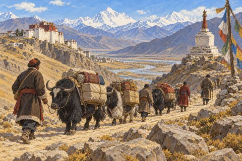 Interpretive illustration: Gifts across distances