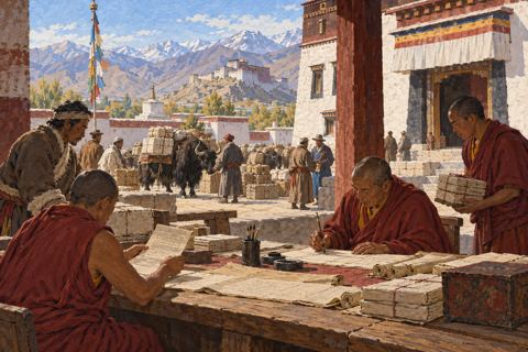 Interpretive illustration: The written account