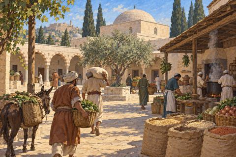Interpretive illustration: Food from the endowment