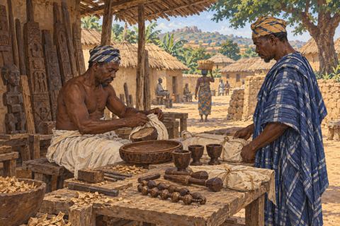 Interpretive illustration: A commission prepared