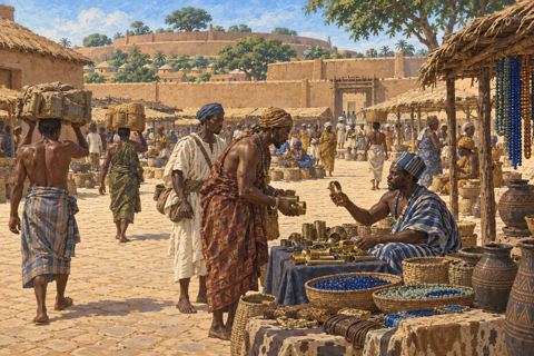 Interpretive illustration: Metal arriving from afar