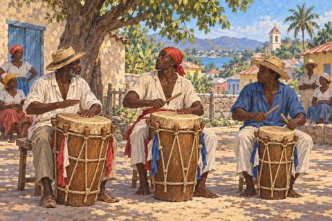 Interpretive illustration: A Haitian ensemble