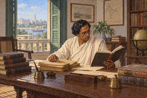 Interpretive illustration: Learning another language