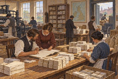 Interpretive illustration: The mailing list